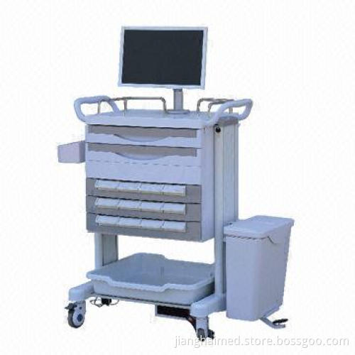 Mobile Computer Trolley, Measures 845 x 635 x 1550mm, ISO 9001 and CE Certified
